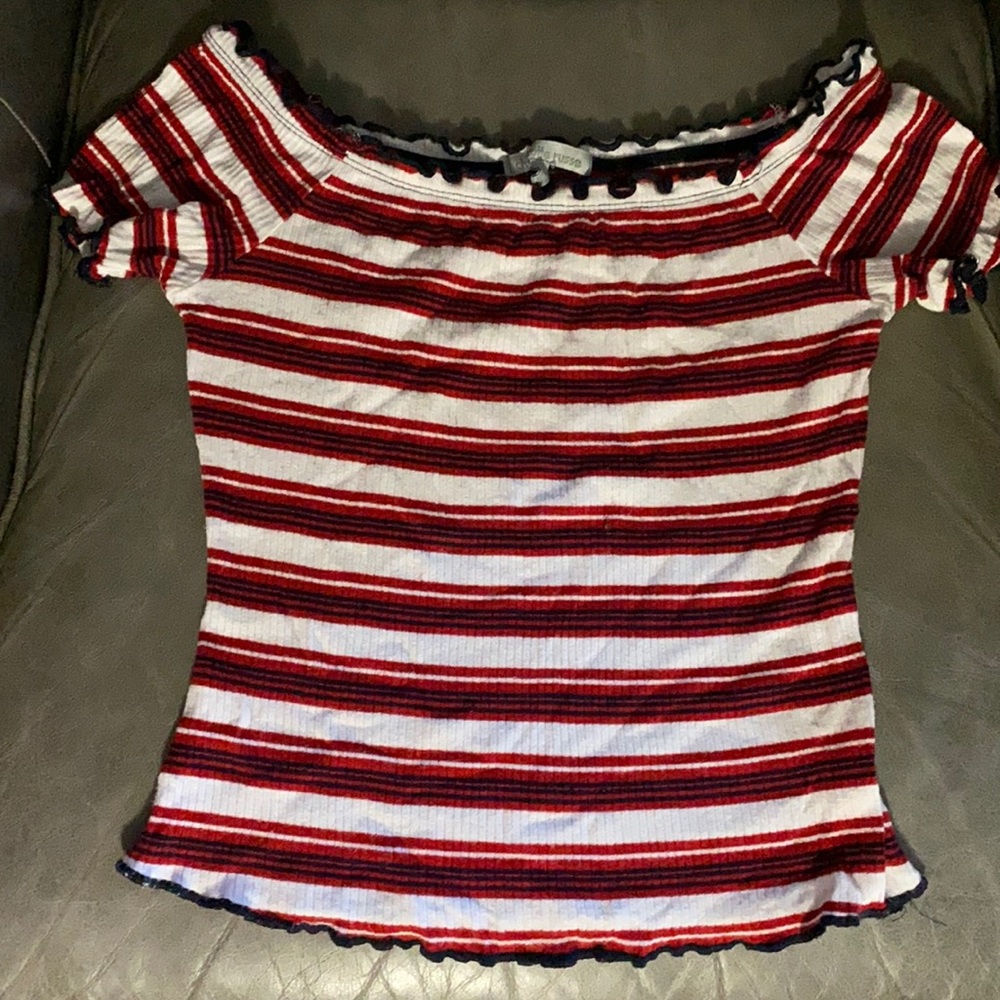 Cute striped crop top